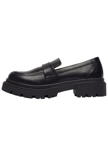LASOCKI Mokassin Leder Schwarz - surf4shoes