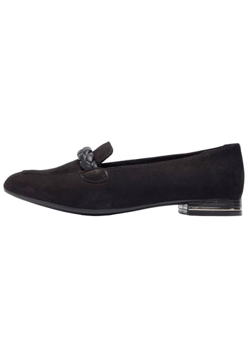 LASOCKI Ballerinas Nubukleder Schwarz - surf4shoes
