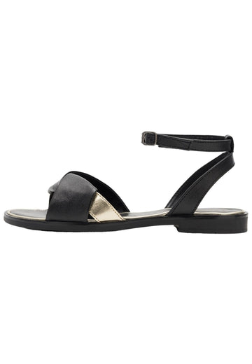 LASOCKI Sandalen Leder Schwarz - surf4shoes