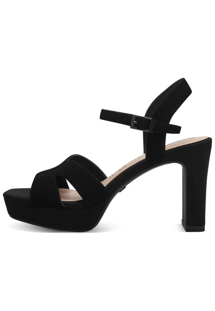 Tamaris Sandalen Leder Schwarz - surf4shoes