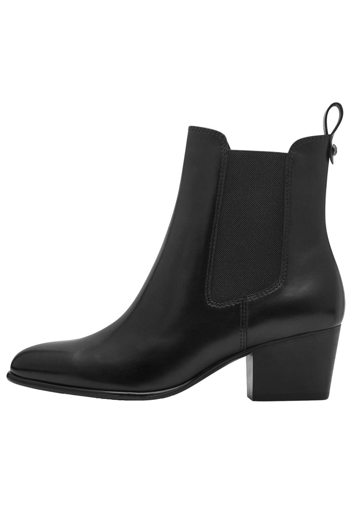 Tamaris Stiefelette Leder Schwarz - surf4shoes