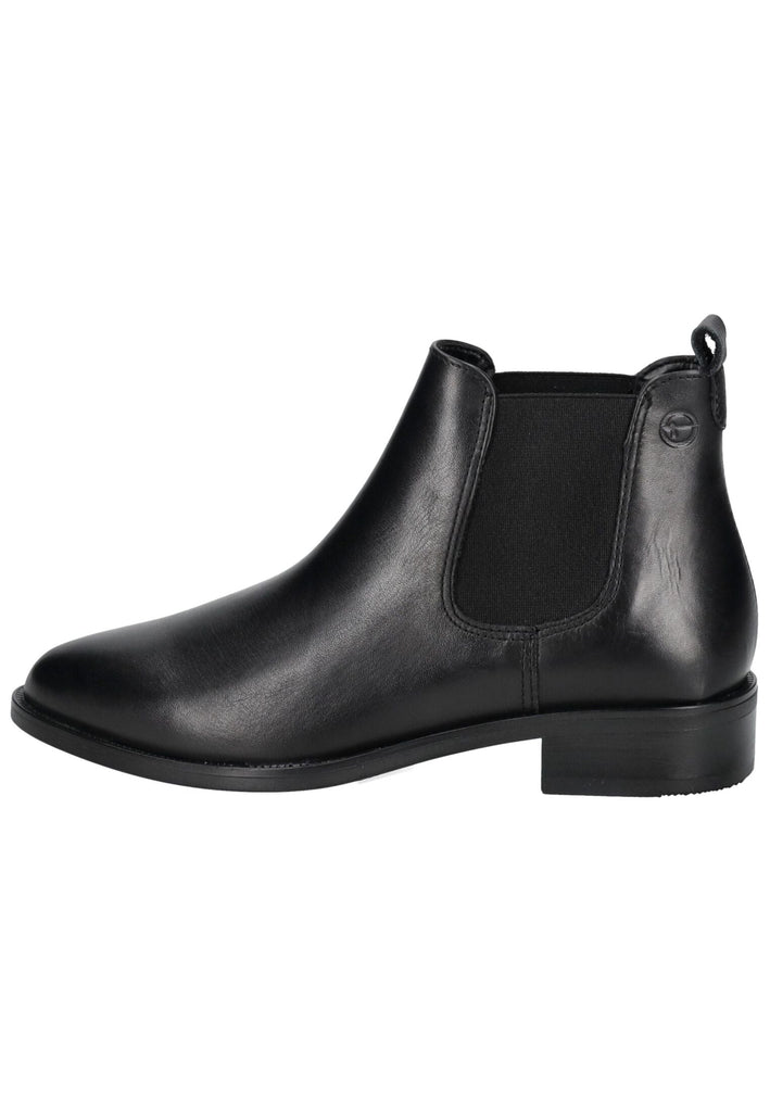Tamaris Stiefelette Leder Schwarz - surf4shoes