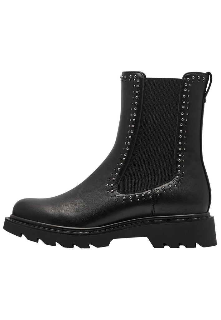 Tamaris Stiefelette Lederimitat Schwarz - surf4shoes