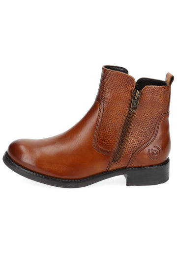 Bugatti Stiefelette Glattleder Cognac Warmfutter - surf4shoes