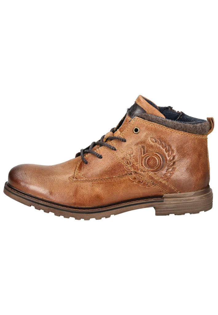 Bugatti Stiefelette Leder Cognac - surf4shoes