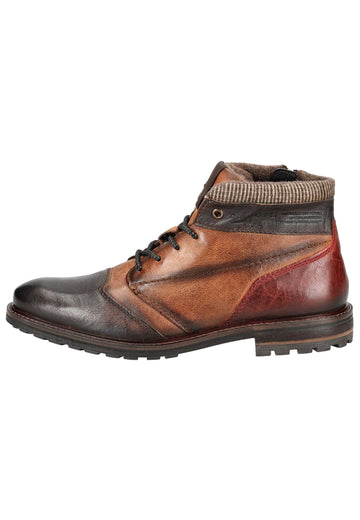 Bugatti Stiefelette Leder Braun - surf4shoes