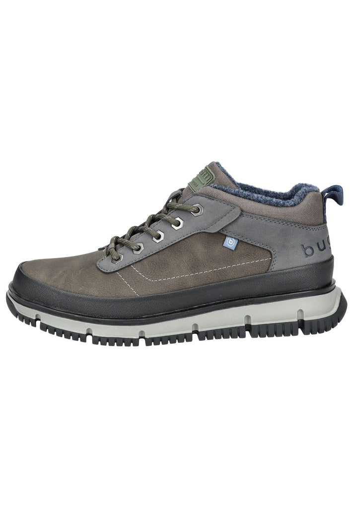 Bugatti Stiefelette Lederimitat Taupe Warmfutter - surf4shoes