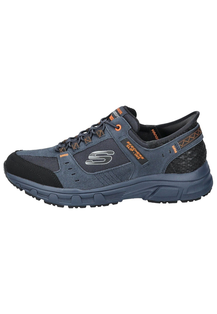Skechers Wanderschuhe Leder/Textil Blau - surf4shoes