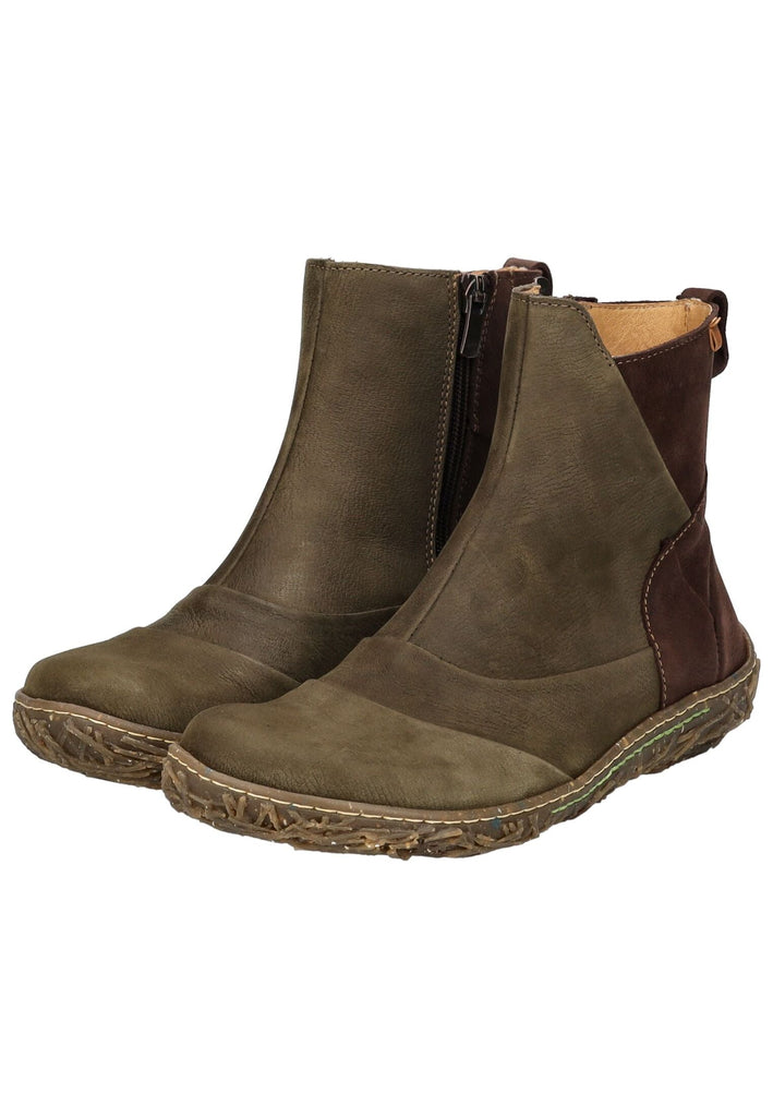 El Naturalista Stiefelette Leder Grün/Braun - surf4shoes