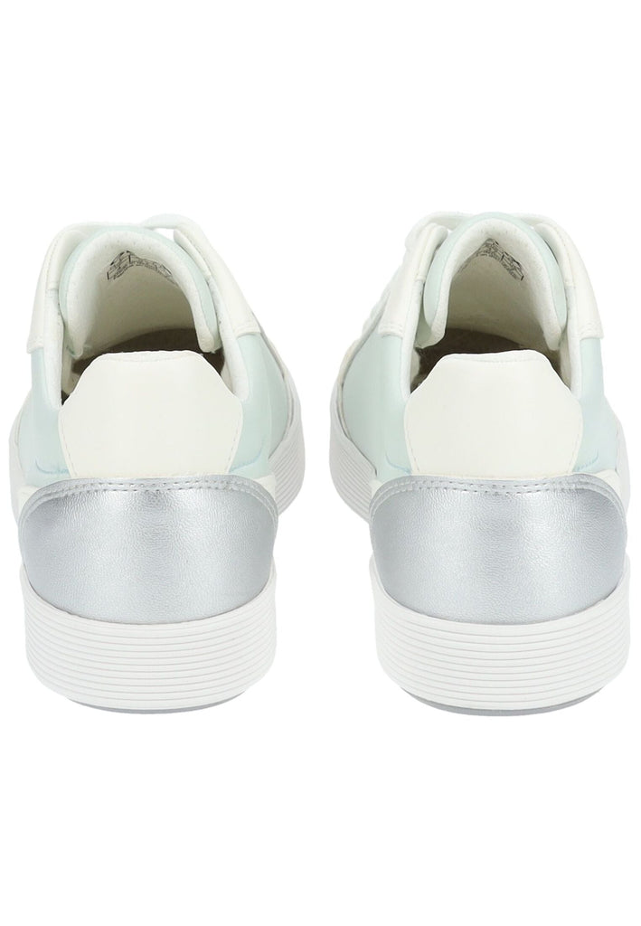 Geox Sneaker Lederimitat/Textil Blau/Weiß - surf4shoes