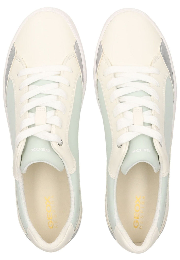 Geox Sneaker Lederimitat/Textil Blau/Weiß - surf4shoes