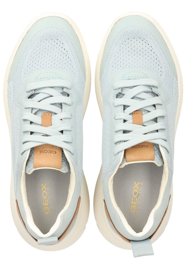 Geox Sneaker Lederimitat/Textil Hellblau - surf4shoes