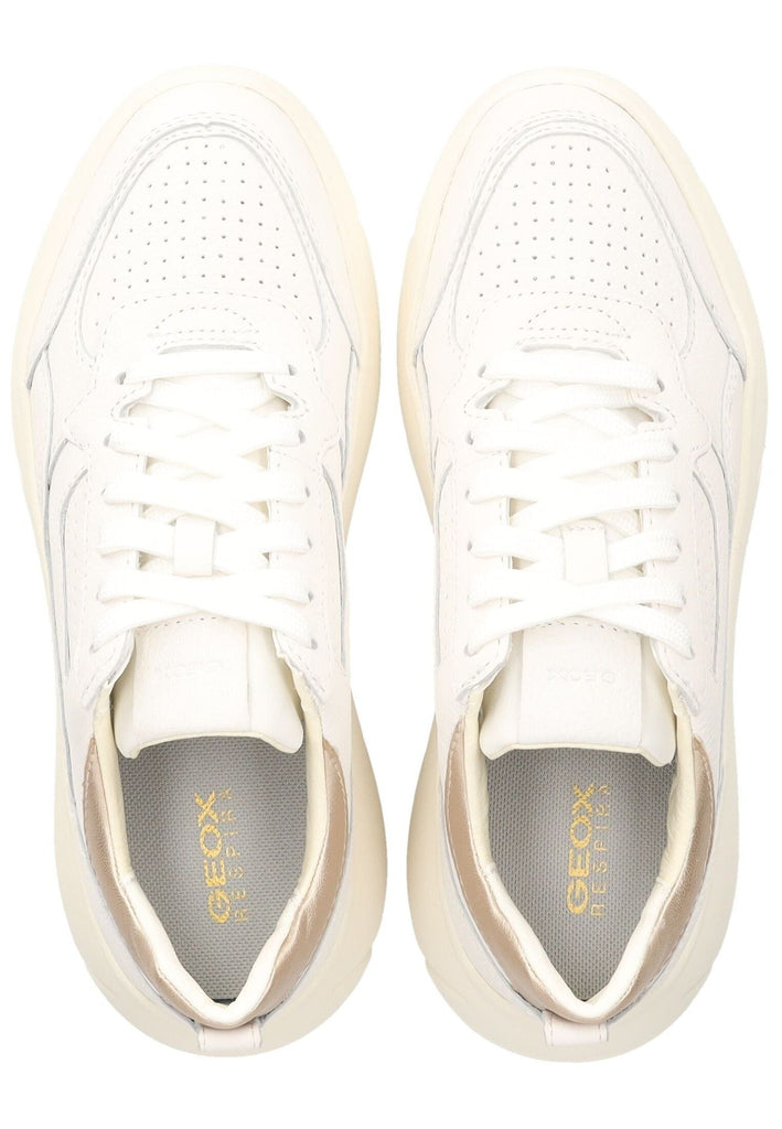 Geox Sneaker Leder/Mesh Weiß - surf4shoes