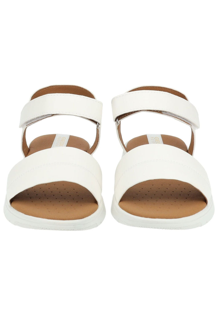 Geox Sandalen Lederimitat Weiß - surf4shoes