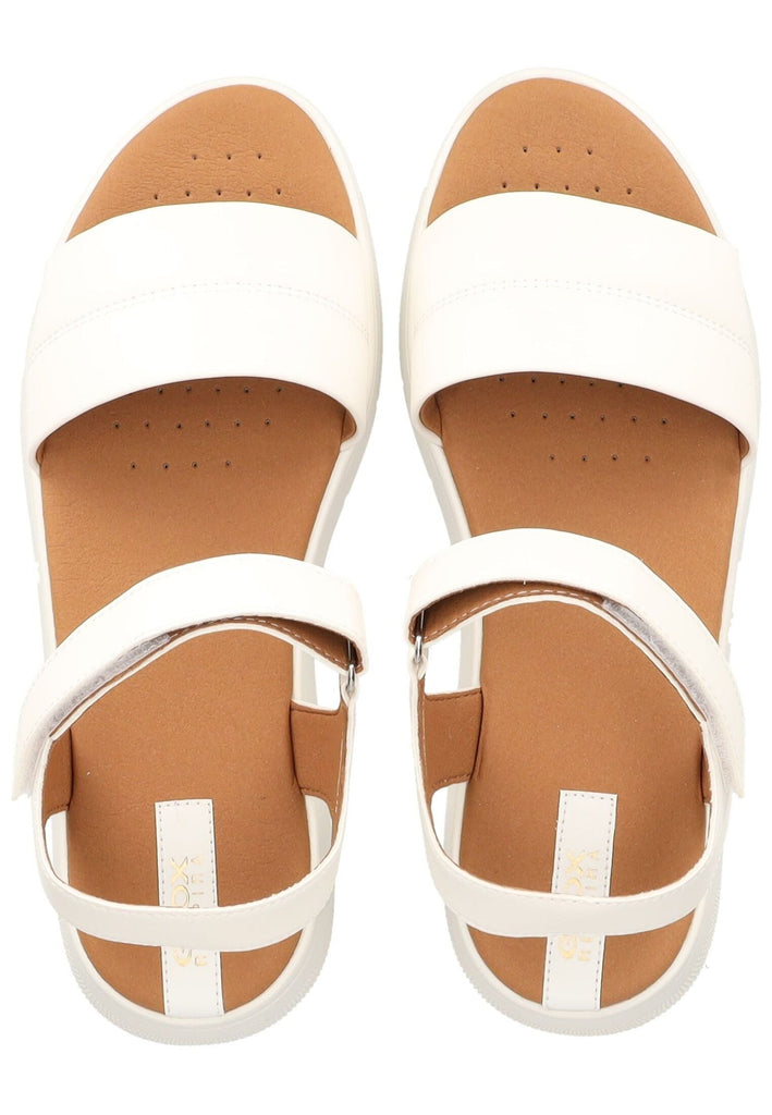 Geox Sandalen Lederimitat Weiß - surf4shoes