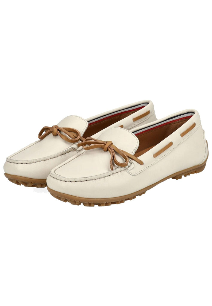 Geox Mokassin Leder Beige/Braun - surf4shoes