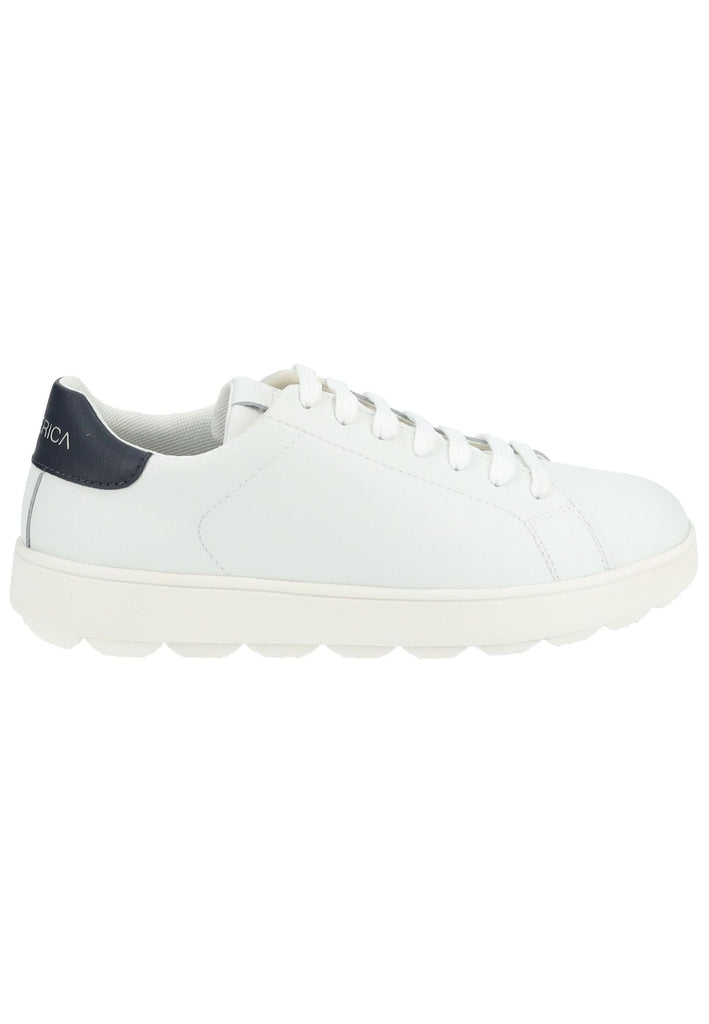 Geox Sneaker Leder/Synthetik Weiß/Navy - surf4shoes