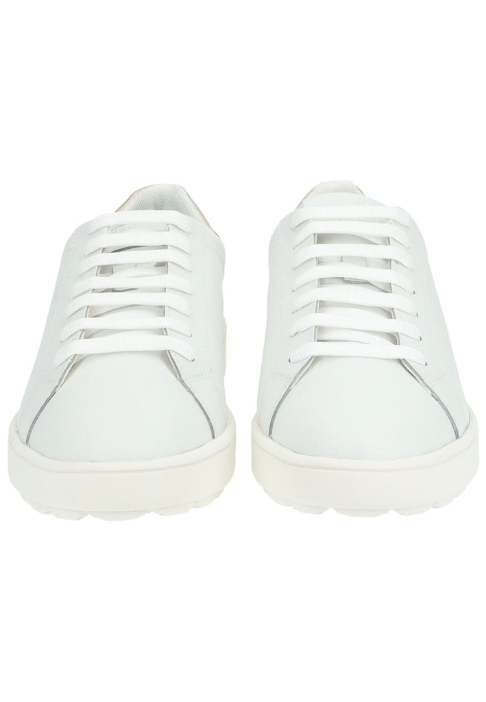 Geox Sneaker Leder/Synthetik Weiß/Gold - surf4shoes