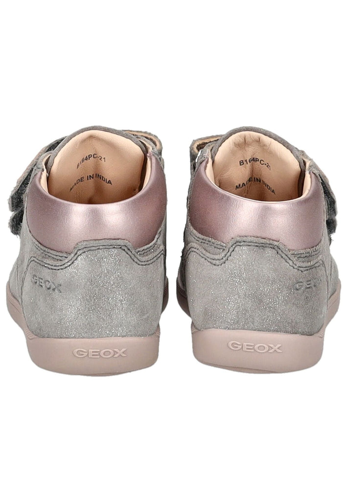 Geox Halbschuhe Leder/Synthetik Grau/Rosa - surf4shoes