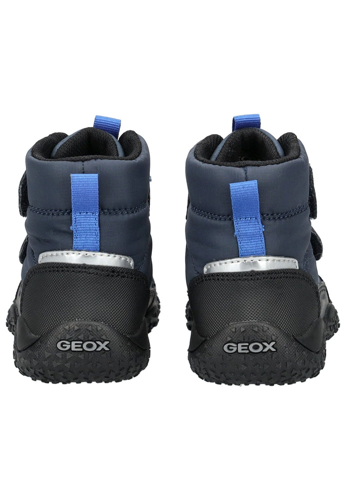 Geox Stiefelette Lederimitat/Nylon Navy Warmfutter - surf4shoes
