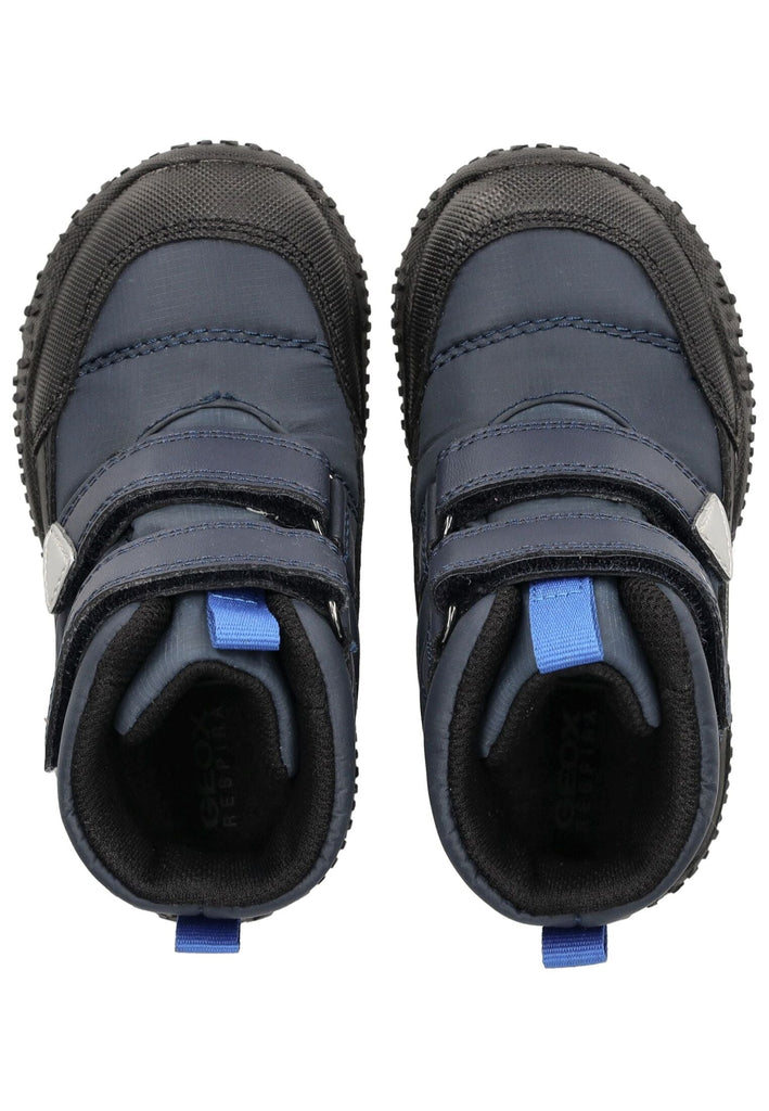 Geox Stiefelette Lederimitat/Nylon Navy Warmfutter - surf4shoes