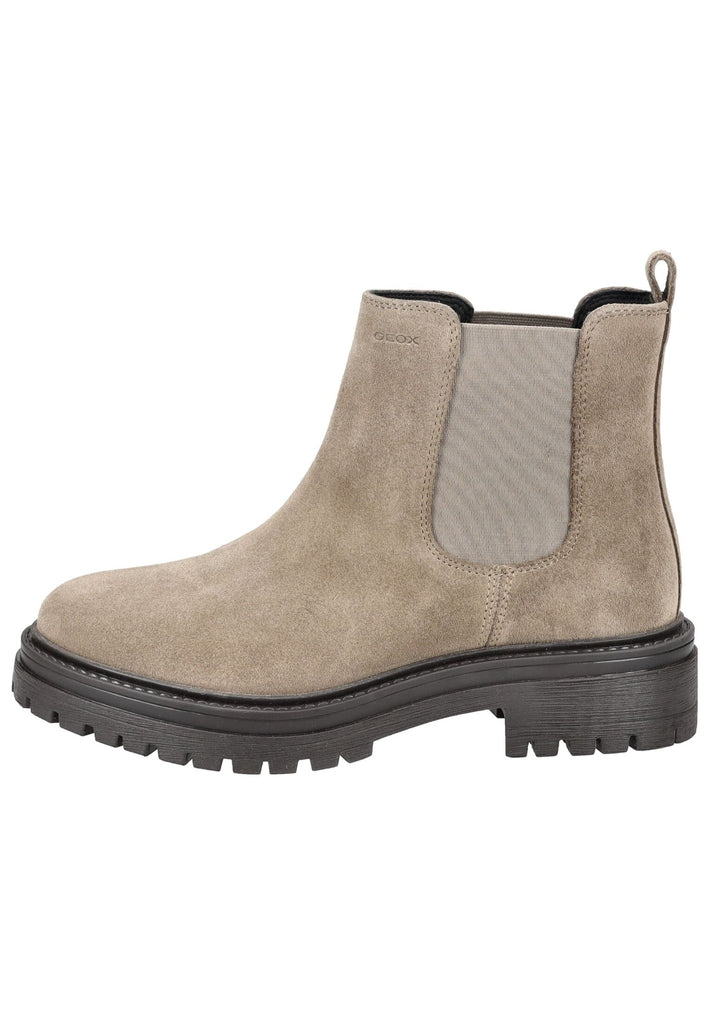 Geox Stiefelette Leder Taupe - surf4shoes