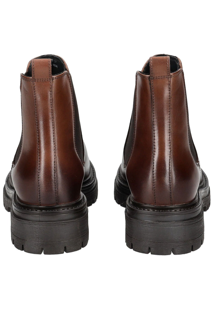 Geox Stiefelette Leder/Textil Dunkelbraun - surf4shoes