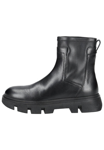 Geox Stiefelette Leder/Synthetik Schwarz - surf4shoes