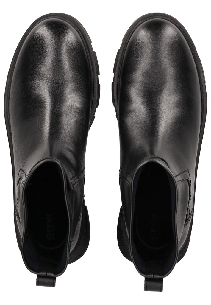 Geox Stiefelette Leder/Synthetik Schwarz - surf4shoes