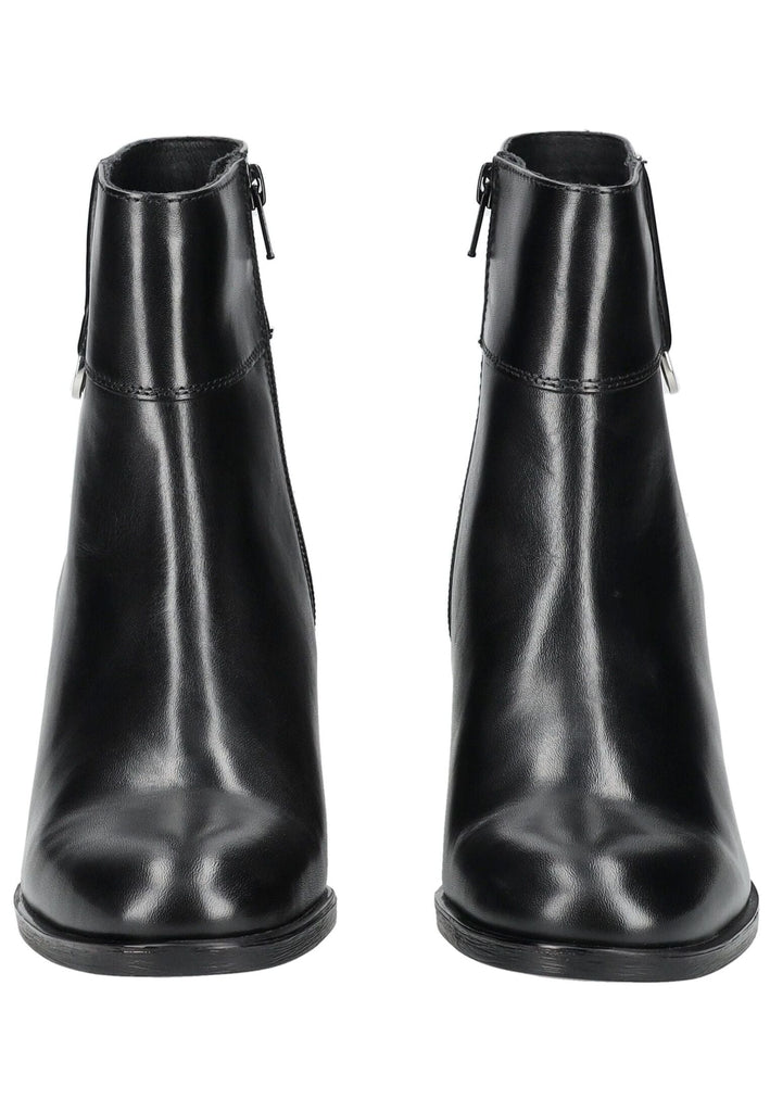 Geox Stiefelette Glattleder Schwarz - surf4shoes