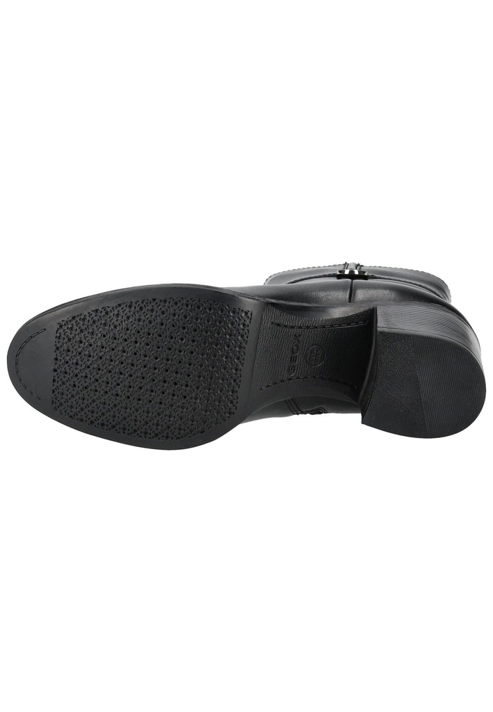 Geox Stiefelette Glattleder Schwarz - surf4shoes