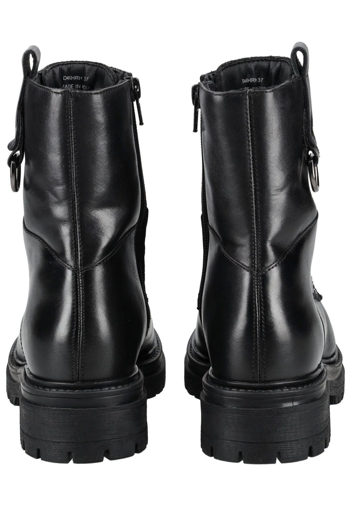 Geox Stiefelette Leder Schwarz Warmfutter - surf4shoes