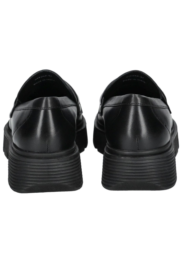 Geox Slipper Leder Schwarz - surf4shoes