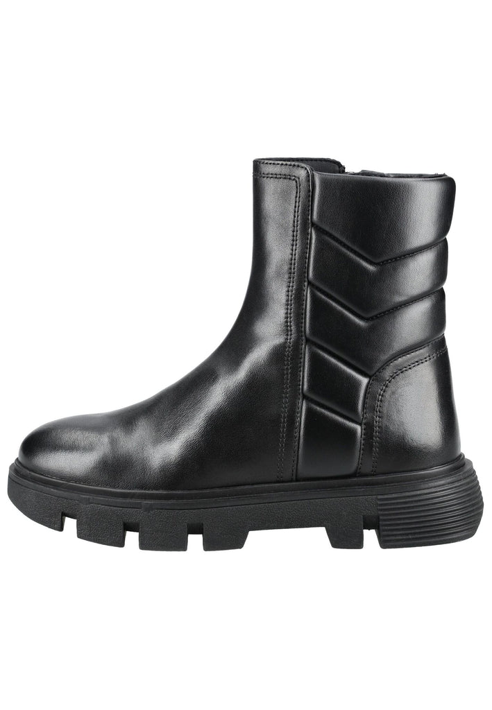 Geox Stiefelette Leder/Synthetik Schwarz Warmfutter - surf4shoes