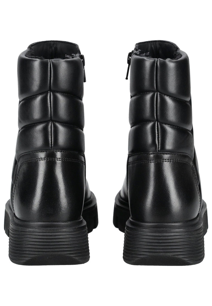 Geox Stiefelette Leder/Synthetik Schwarz Warmfutter - surf4shoes