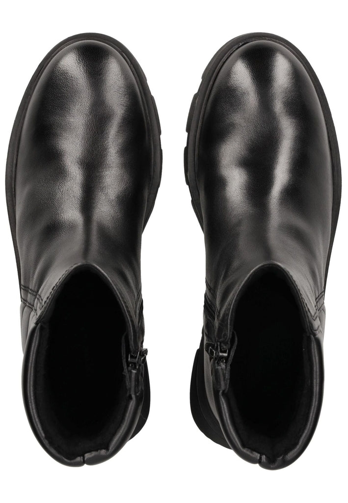 Geox Stiefelette Leder/Synthetik Schwarz Warmfutter - surf4shoes