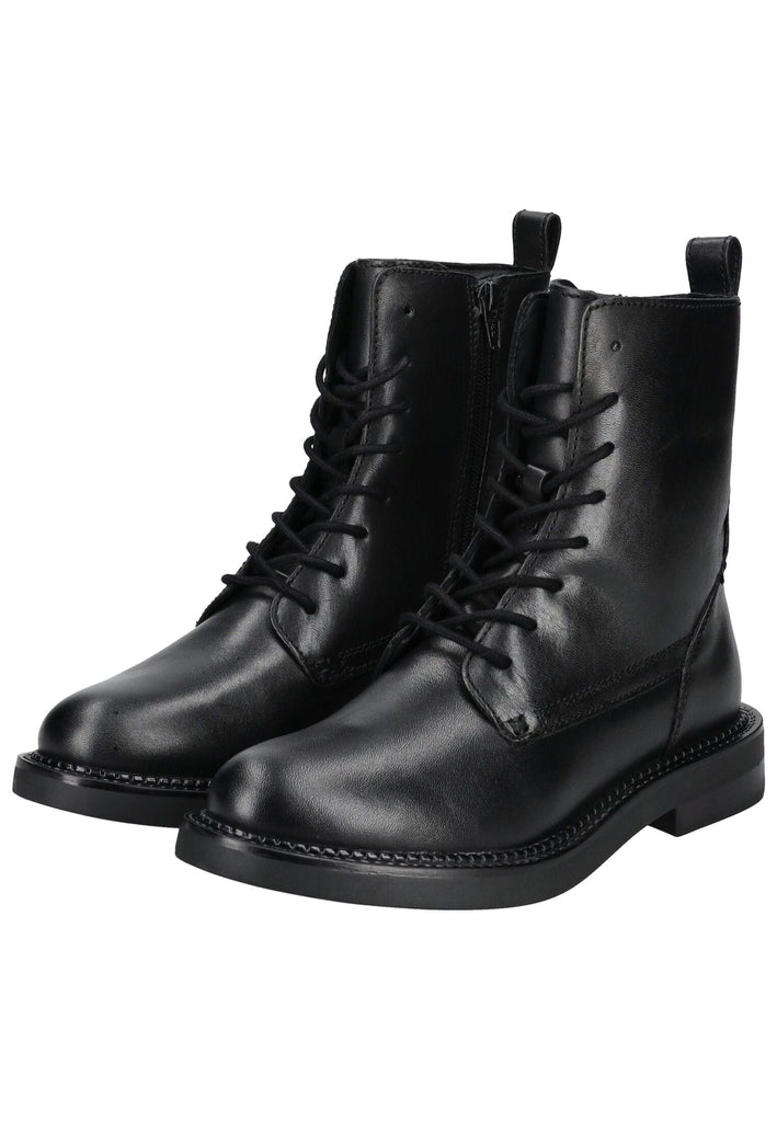 Geox Stiefelette Glattleder Schwarz - surf4shoes