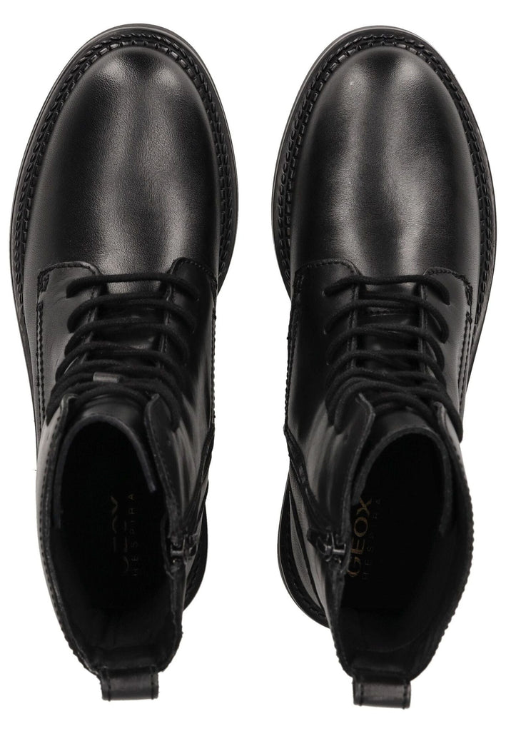 Geox Stiefelette Glattleder Schwarz - surf4shoes