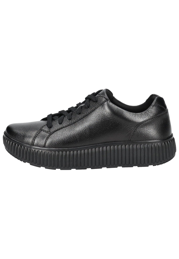 Geox Sneaker Leder Schwarz - surf4shoes