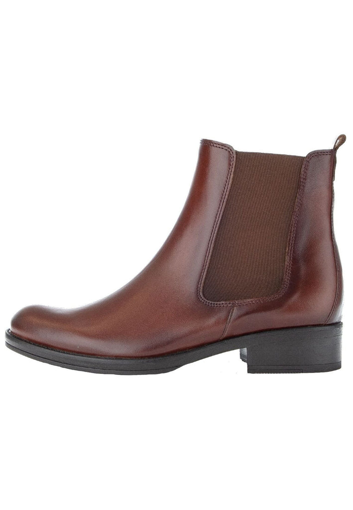Gabor Stiefelette Leder/Textil Braun Warmfutter - surf4shoes
