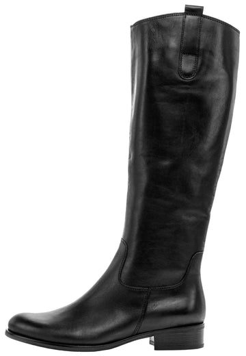 Gabor Stiefel Leder Schwarz - surf4shoes