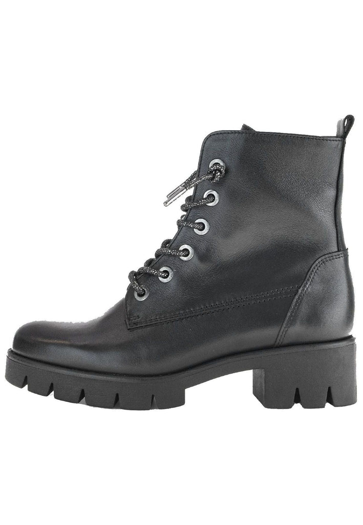 Gabor Stiefelette Leder Schwarz Warmfutter - surf4shoes