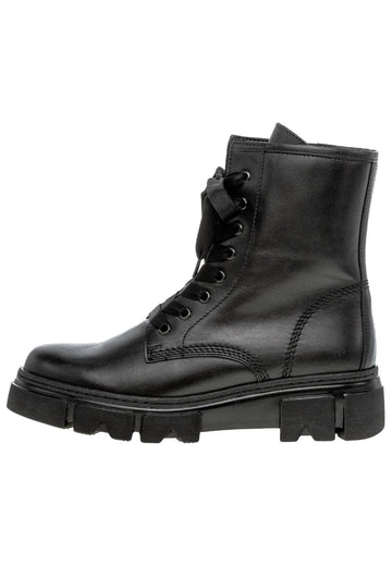 Gabor Stiefelette Leder Schwarz Warmfutter - surf4shoes