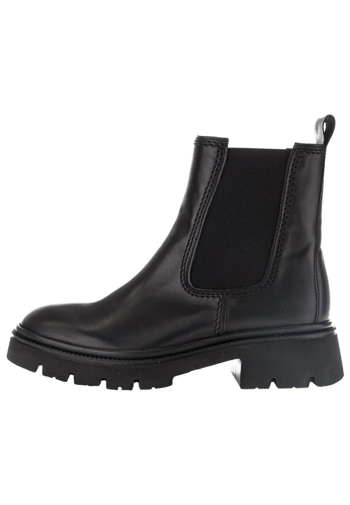 Gabor Stiefelette Leder/Textil Schwarz Warmfutter - surf4shoes