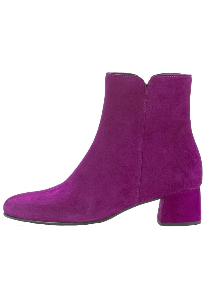 Gabor Stiefelette Veloursleder Violett - surf4shoes