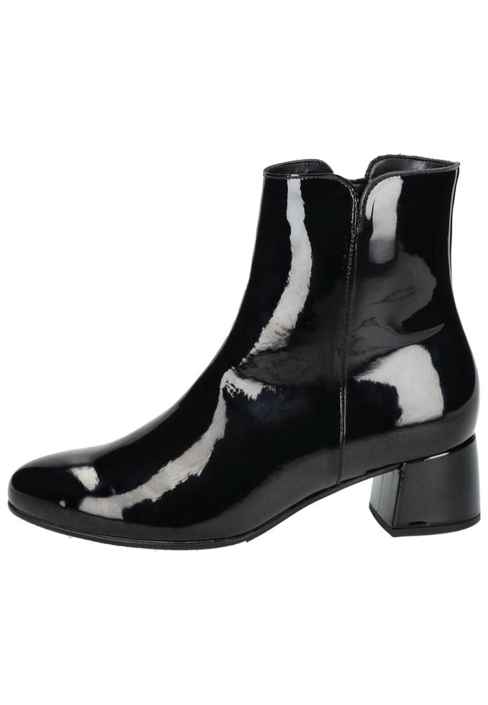 Gabor Stiefelette Leder Schwarz Lack - surf4shoes