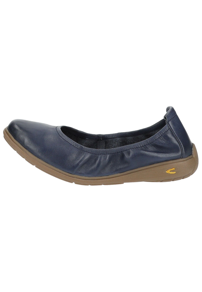 camel active Ballerinas Nappaleder Royalblau - surf4shoes