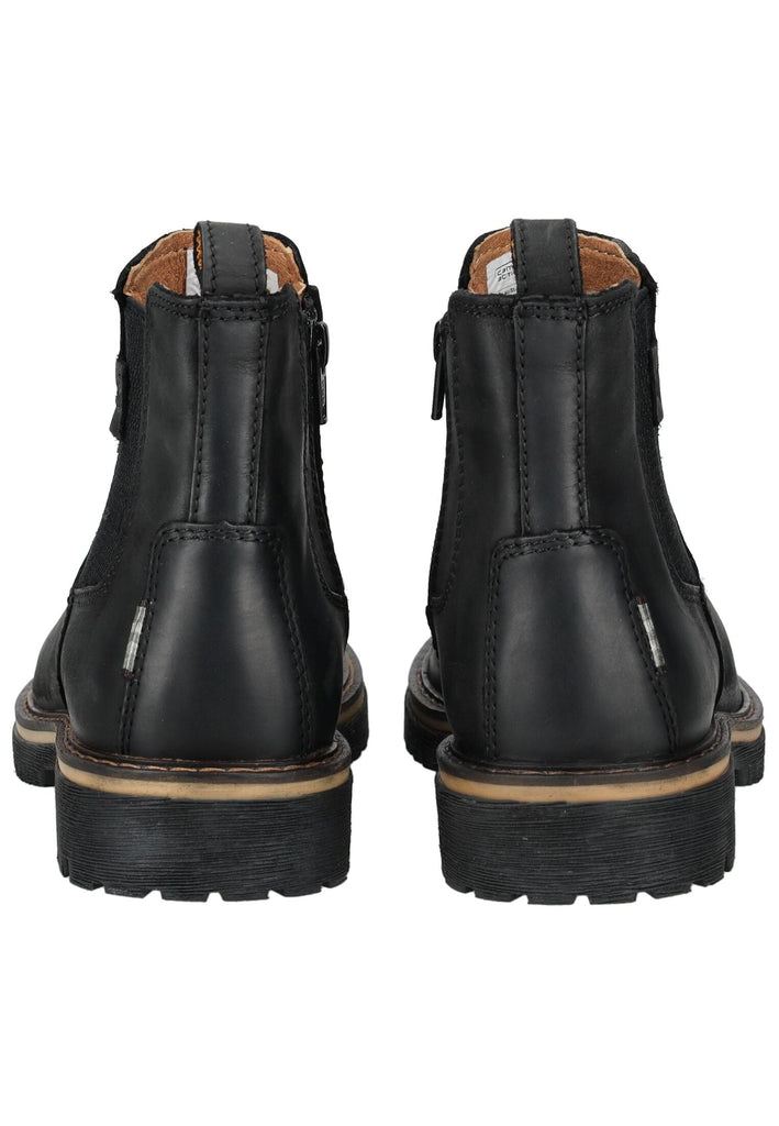 camel active Stiefelette Leder/Textil Schwarz Warmfutter - surf4shoes
