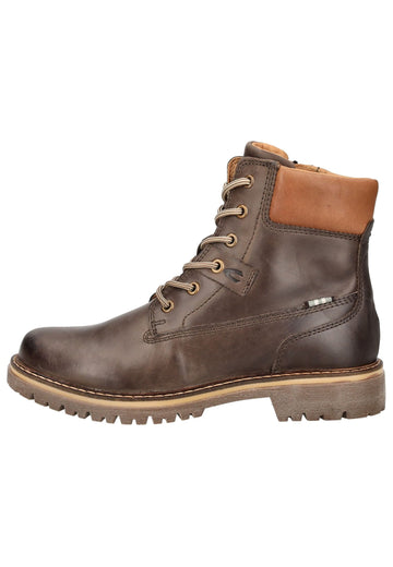 camel active Stiefelette Leder Dunkelbraun Warmfutter - surf4shoes