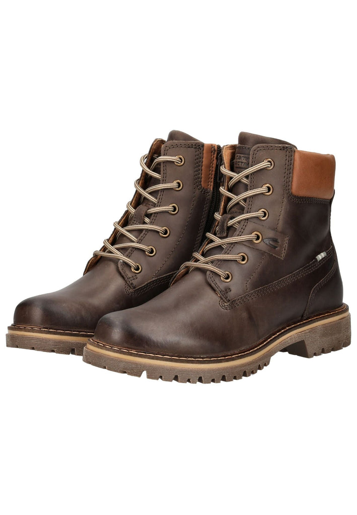 camel active Stiefelette Leder Dunkelbraun Warmfutter - surf4shoes